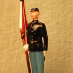 Civil War Flag Bearer (can be painted Union or Confederate)