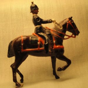 Walking horse (breast harness) with rider